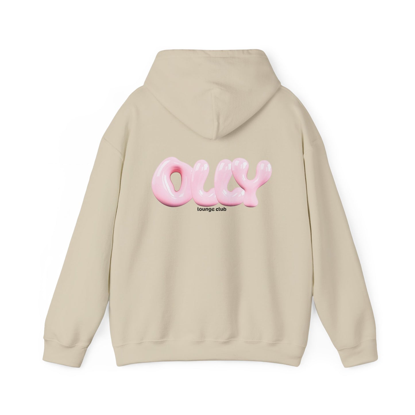 Lounge club beige hoodie