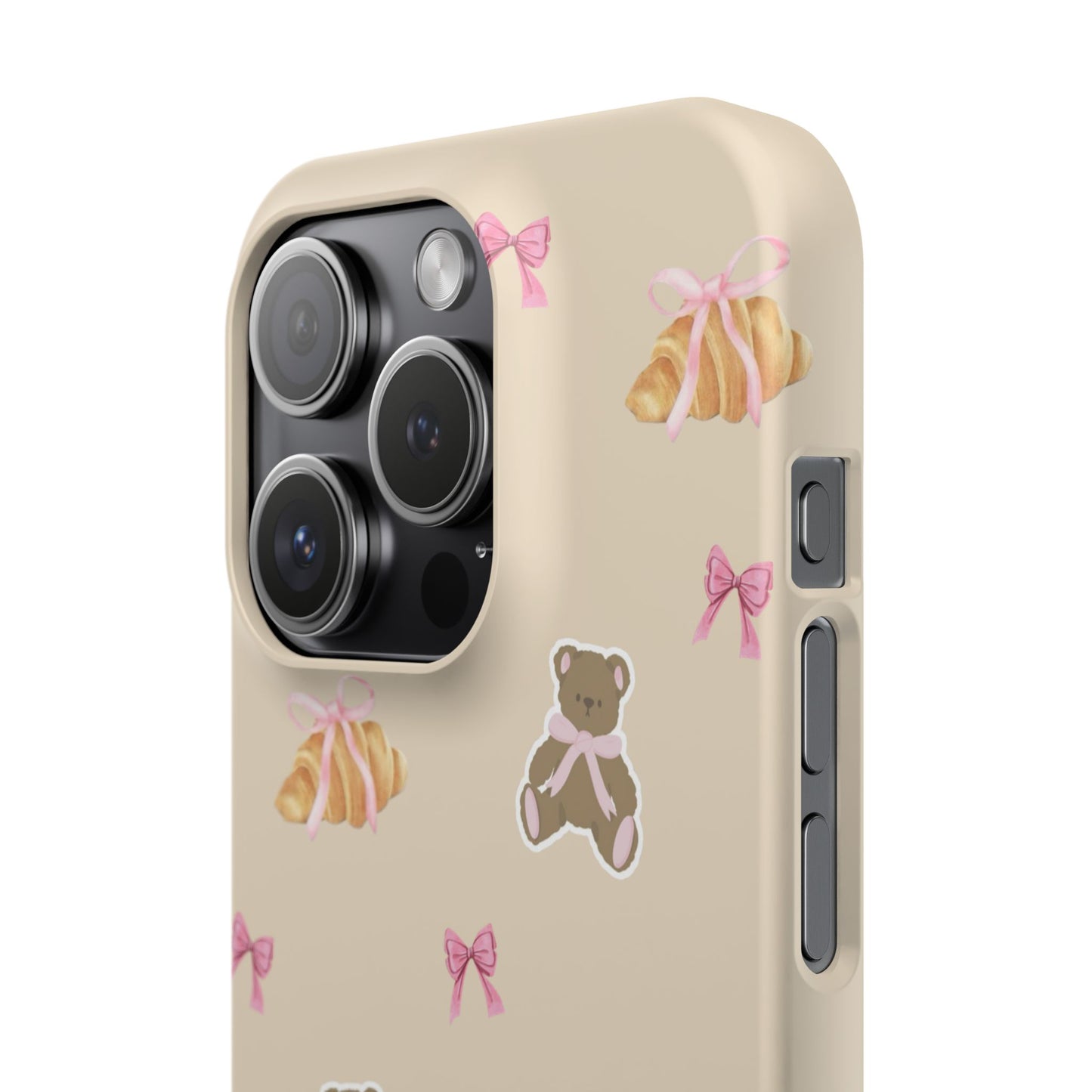 Bow beige case