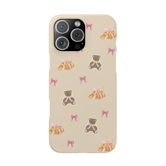 Bow beige case