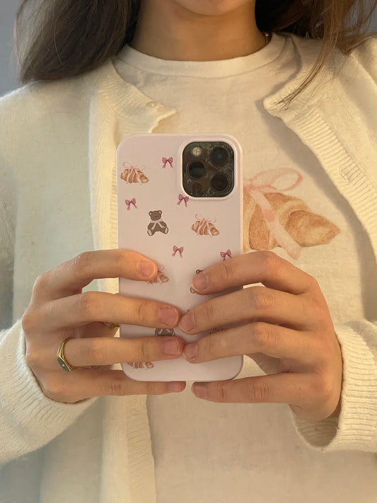 Bow pink case