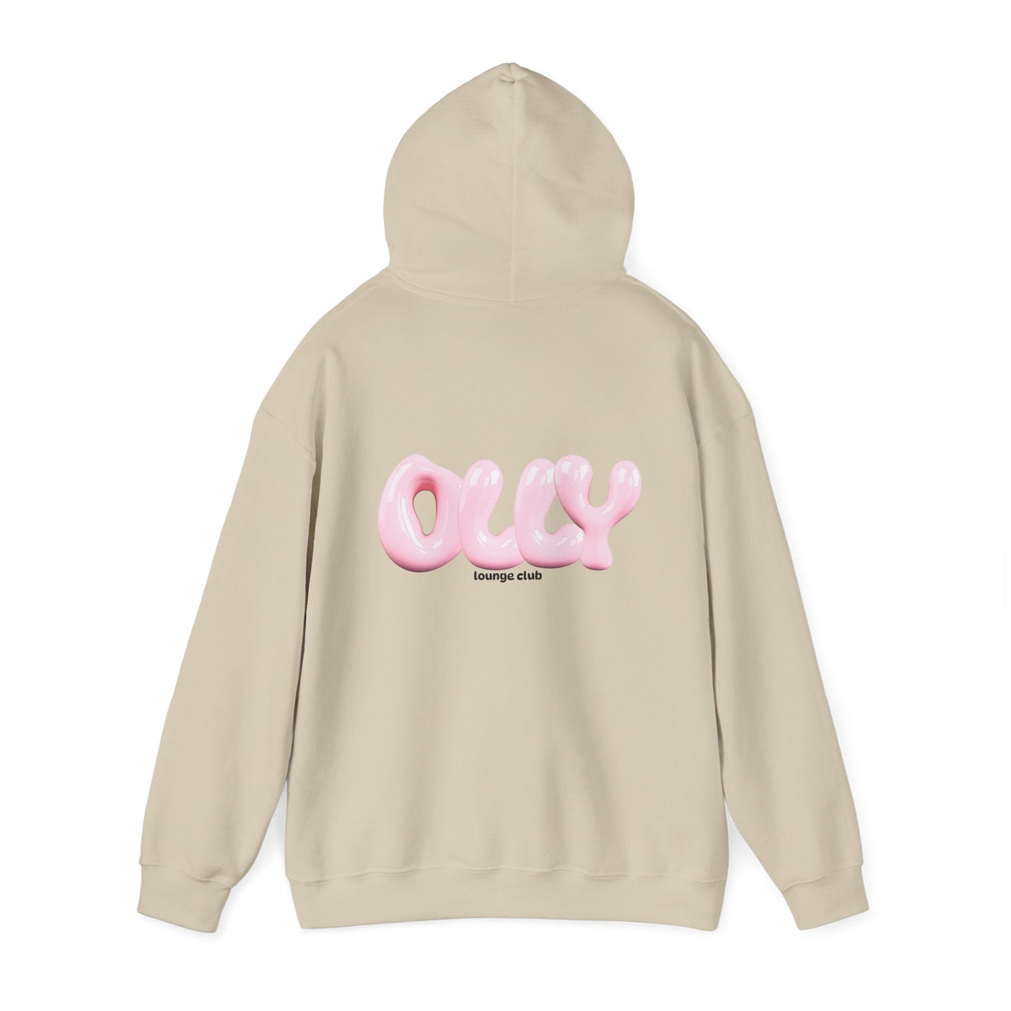 Lounge club beige hoodie