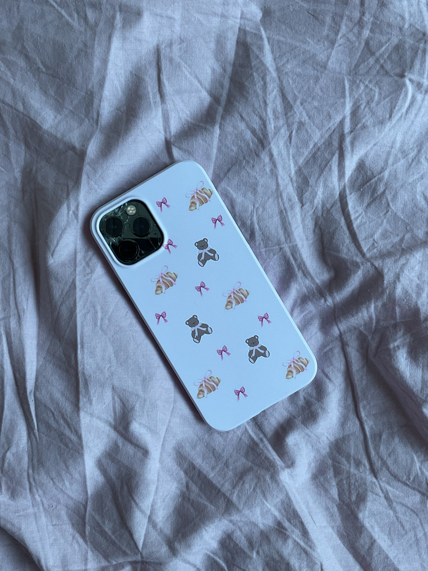 Bow pink case