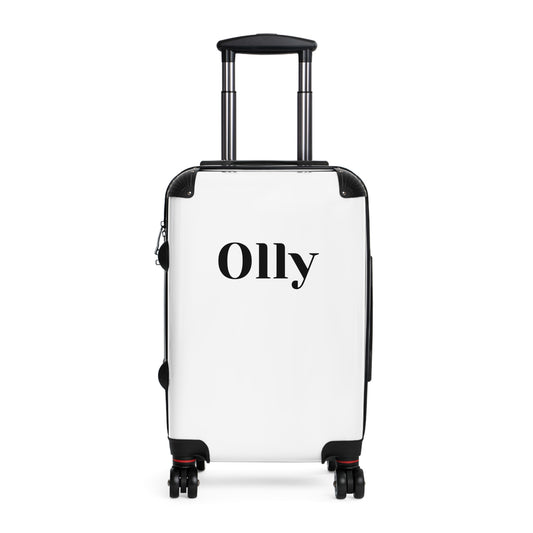 Olly white luggage