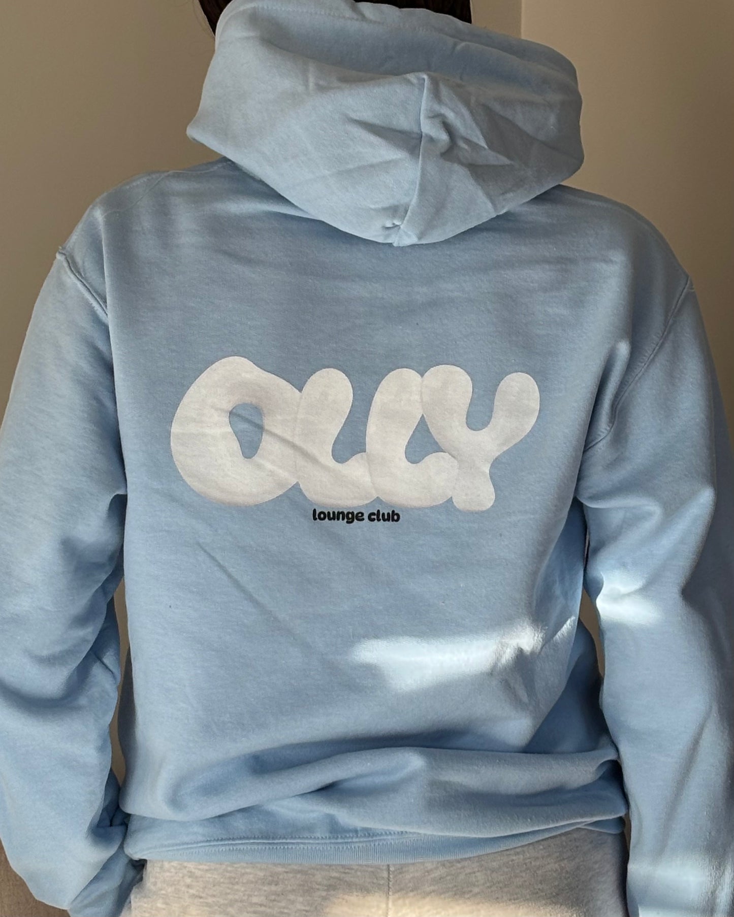 Lounge club blue hoodie